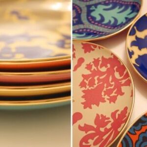 Neiman Marcus/Tracy Reese x Target Vibrant Patterned Dessert Plates